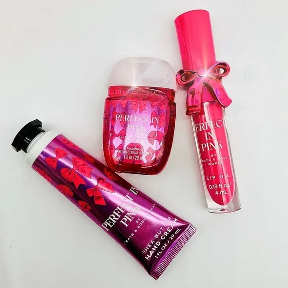 BBW 🎀 Perfect in Pink 🎀 7 piece body care set